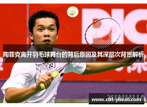 陶菲克离开羽毛球舞台的背后原因及其深层次背景解析